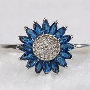 NEW Flower Ring 925 sterling silver